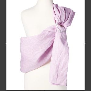 Chambray linen ring sling